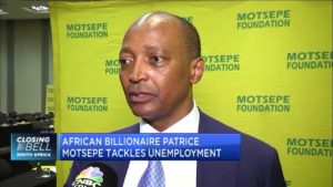 African billionaire Patrice Motsepe tackles unemployment