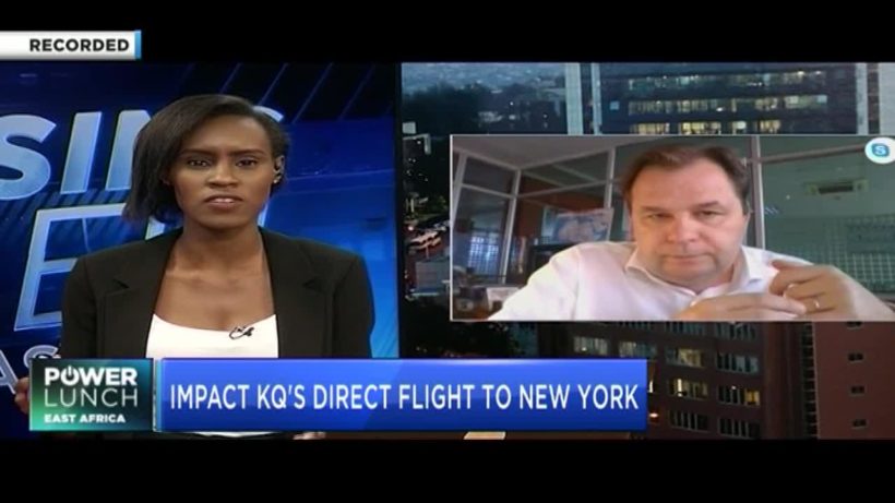 What impact has Nairobi-New York direct flights had one year on?