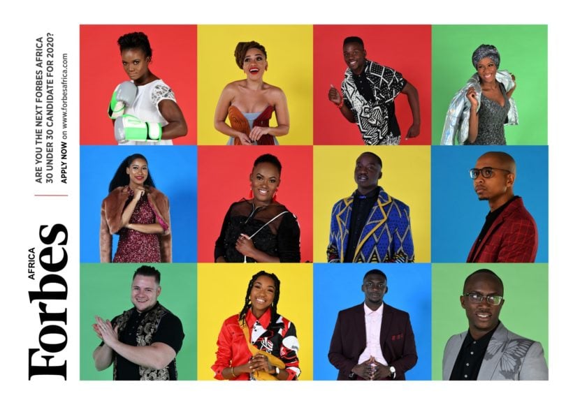 Applications Open for FORBES AFRICA 30 Under 30 class of 2020