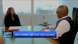 Zenith Bank CEO Ebenezer Onyeagwu gives 2020 guidance