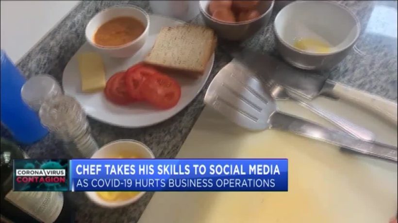 SA chef takes his skills to social media as COVID-19 hurts business operations