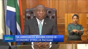 SA announces R500bn COVID-19 economic stimulus package