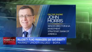 Majority fund managers say SA’s equity market undervalued – survey