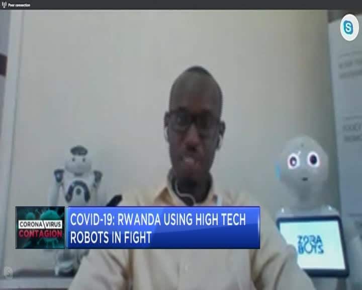 Rwanda deploys high tech robots to fight coronavirus