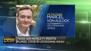 Tsogo Sun Hotels FY profits plunge, COVID-19 lock-downs weigh