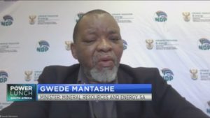Minister Gwede Mantashe on latest developments in South Africa’s energy sector