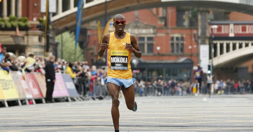 South Africa&#8217;s Mokoka breaks world record in first 50km race