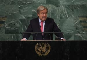 U.N. chief urges focus on ambition, trust at Egypt climate summit