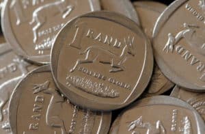 South African rand firms ahead of U.S. jobs data